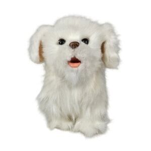 FURREAL FRIENDS WHITE DOG PLUSH – HASBRO 2010 – INTERACTIVE – REALISTIC STYLE